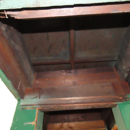10' x 30" x 2" Cast Iron Web Top w/ Vintage Reclaimed Wood Base Assembly Table