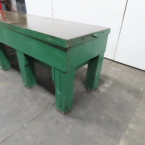 10' x 30" x 2" Cast Iron Web Top w/ Vintage Reclaimed Wood Base Assembly Table