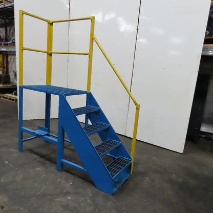 5 Step Stair Case 42-1/2" Working Height Left Exit 22" x 36" Landing
