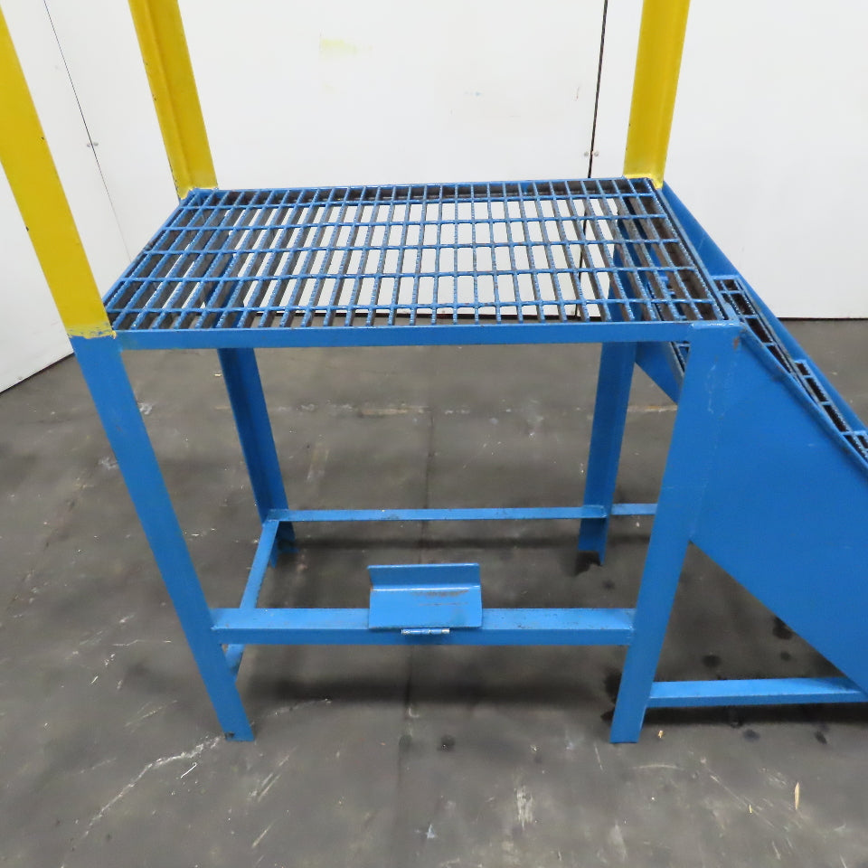 5 Step Stair Case 42-1/2" Working Height Left Exit 22" x 36" Landing