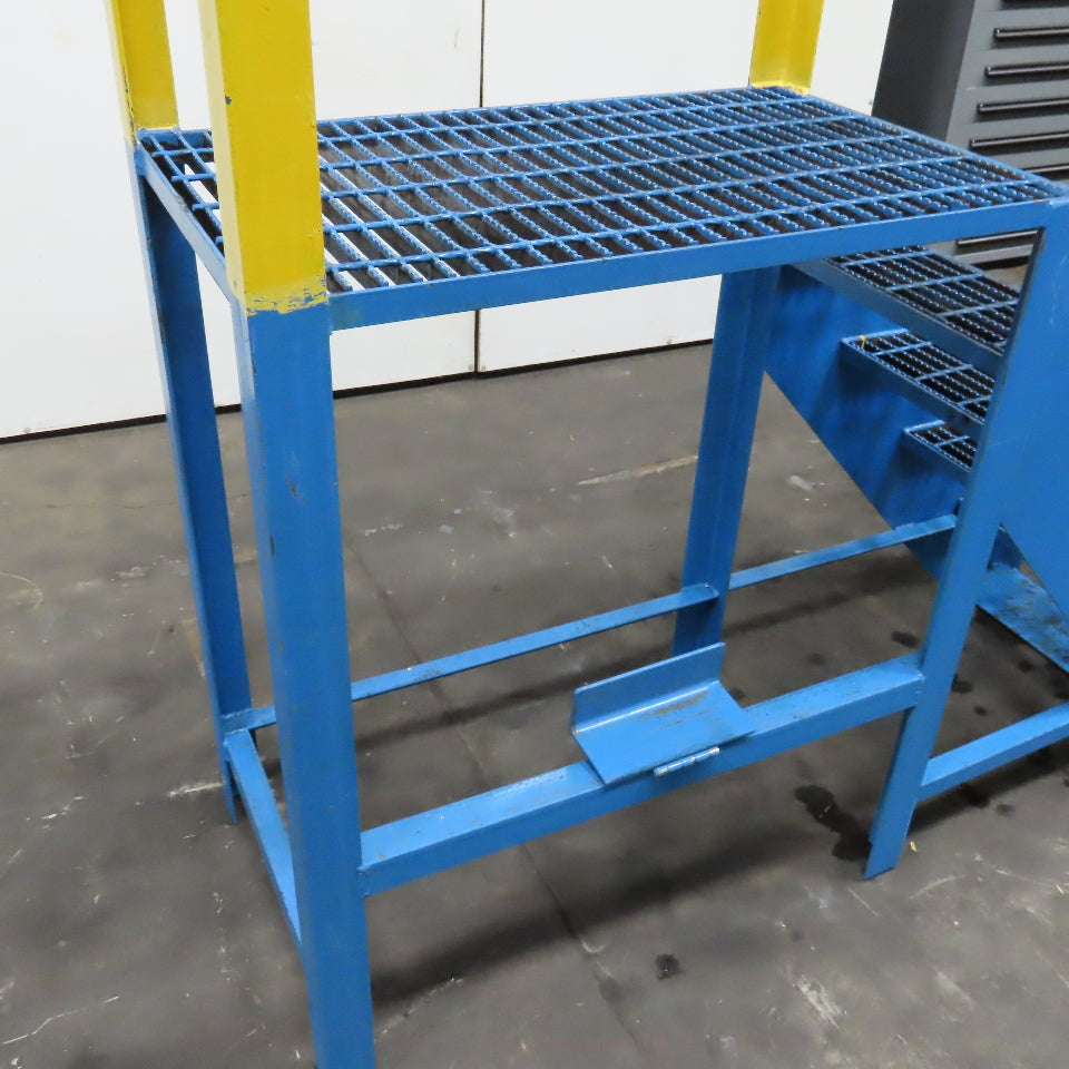 5 Step Stair Case 42-1/2" Working Height Left Exit 22" x 36" Landing
