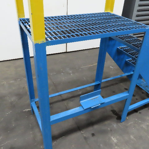 5 Step Stair Case 42-1/2" Working Height Left Exit 22" x 36" Landing