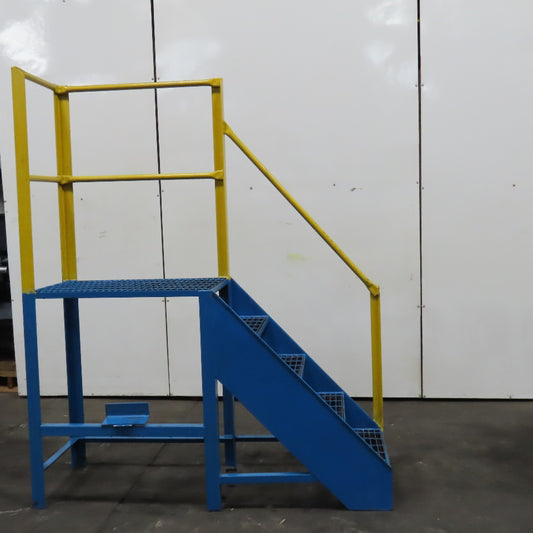 5 Step Stair Case 42-1/2" Working Height Left Exit 22" x 36" Landing