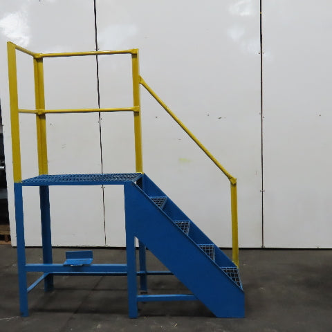 5 Step Stair Case 42-1/2" Working Height Left Exit 22" x 36" Landing
