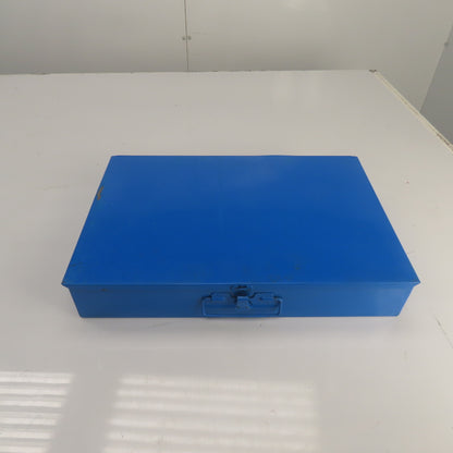 18-1/2" W x 12" Deep x 3-1/4" H Steel Small Parts Storage Box W/ 12 Compartments