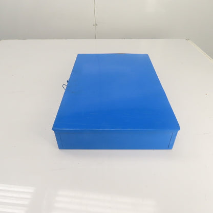 18-1/2" W x 12" Deep x 3-1/4" H Steel Small Parts Storage Box W/ 12 Compartments