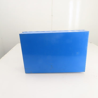 18-1/2" W x 12" Deep x 3-1/4" H Steel Small Parts Storage Box W/ 12 Compartments