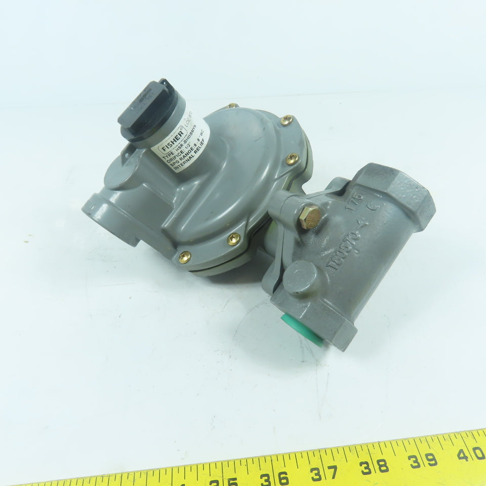 Fisher HSR-BHBBMYN LOC 870 Gas Pressure Regulator Valve 1/2" Orifice 6-8" WC