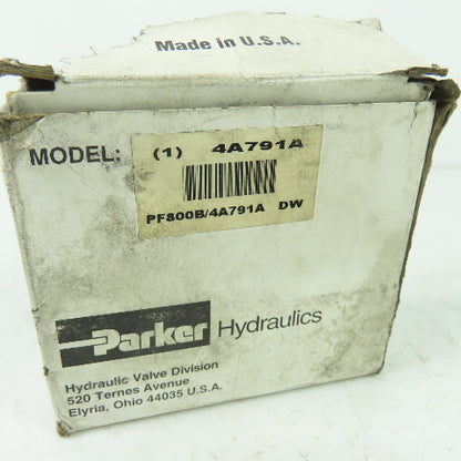 Parker PF800B/4A791A Flow Control Valve 2000PSI