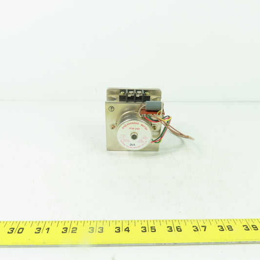 Nippon Pulse Motor PTM-24D Synchronous Motor 100V 250/300RPM 50/60Hz