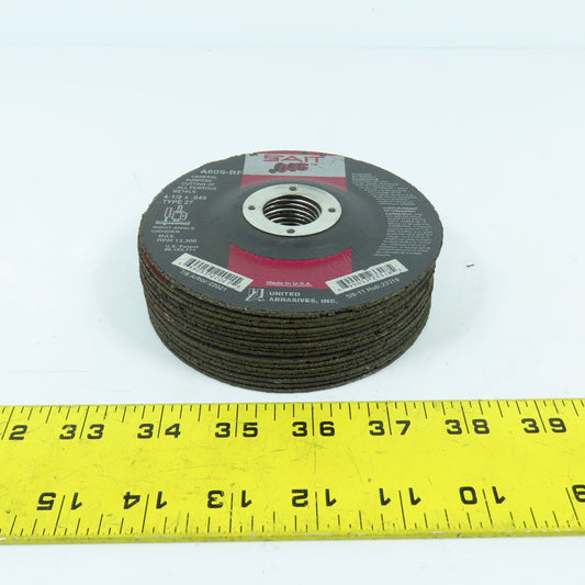 Sait A60S-BF 4-1/2" x .045" x 7/8" General Purpose Cutting Cutoff Wheels Lot/16
