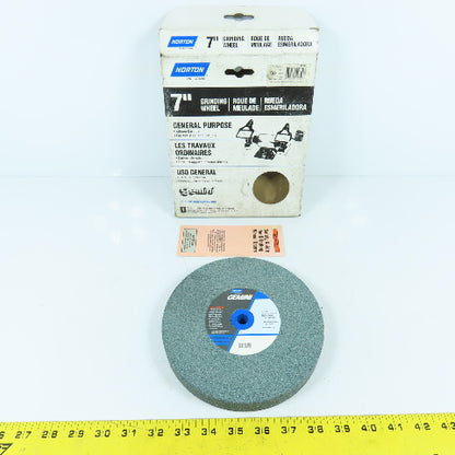 Norton 42300 7" x 1" x 1" Gemini Crystolon Med 60 Bench Grinder Wheel