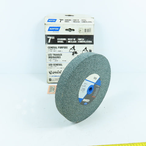 Norton 42300 7" x 1" x 1" Gemini Crystolon Med 60 Bench Grinder Wheel