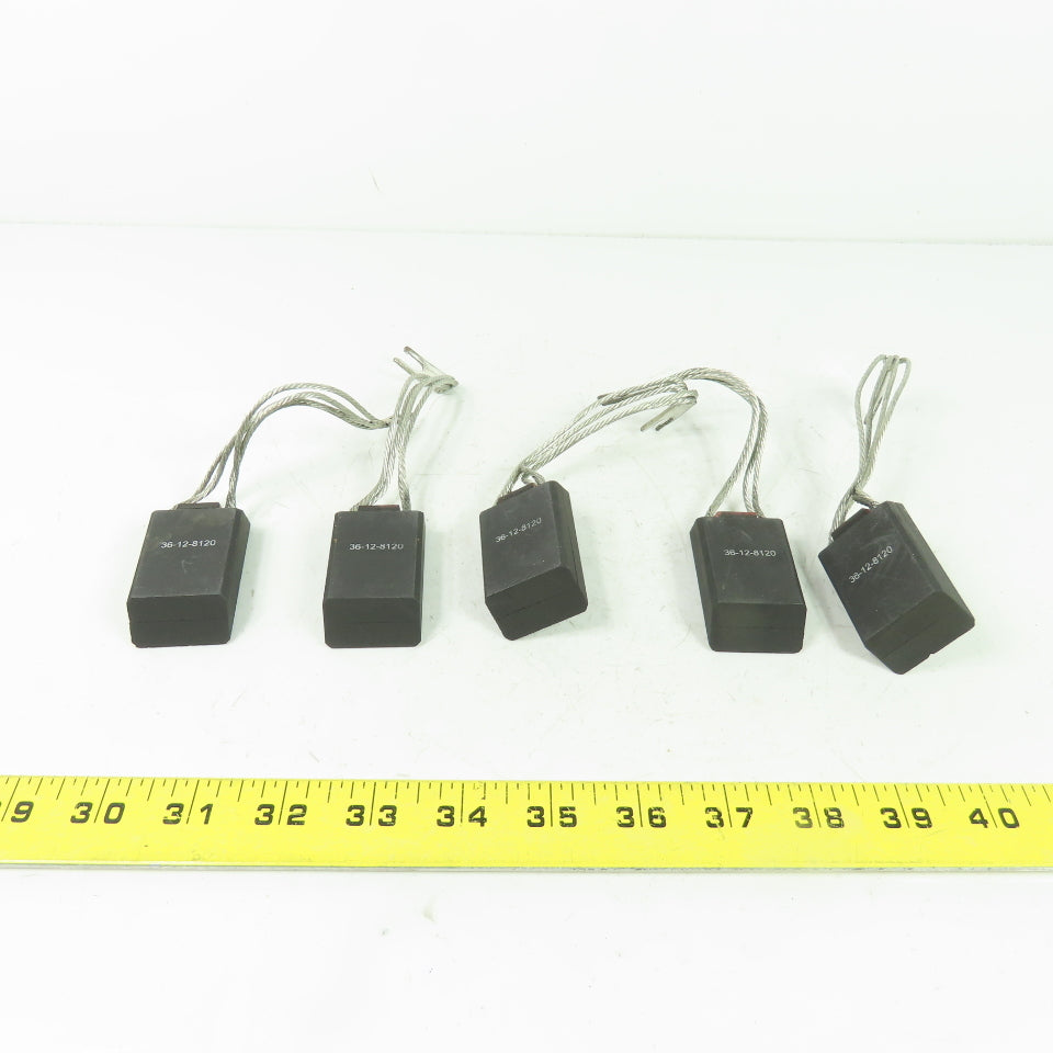 36-12-8120 Carbon Electric Motor Brush 5/8" Thick Lot Of 5