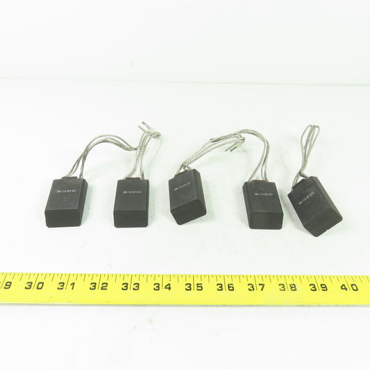 36-12-8120 Carbon Electric Motor Brush 5/8" Thick Lot Of 5