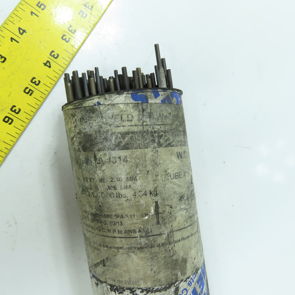Inco-Weld NA-093-12-10TS02 7018-H4R 7/32" X 14" Long Welding Electrodes 7.5 Lbs.