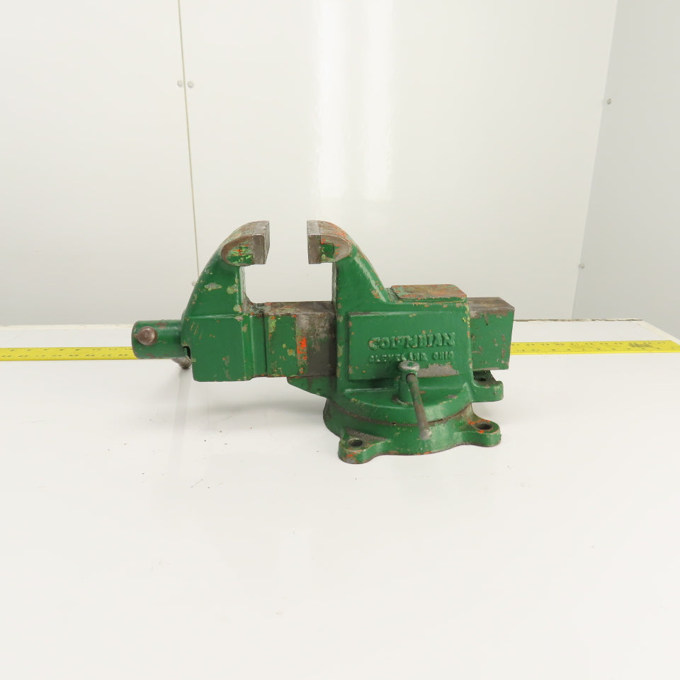 Columbian Machinist Swivel Base Bench Vise 4" Jaws 7-1/2" Open USA Made