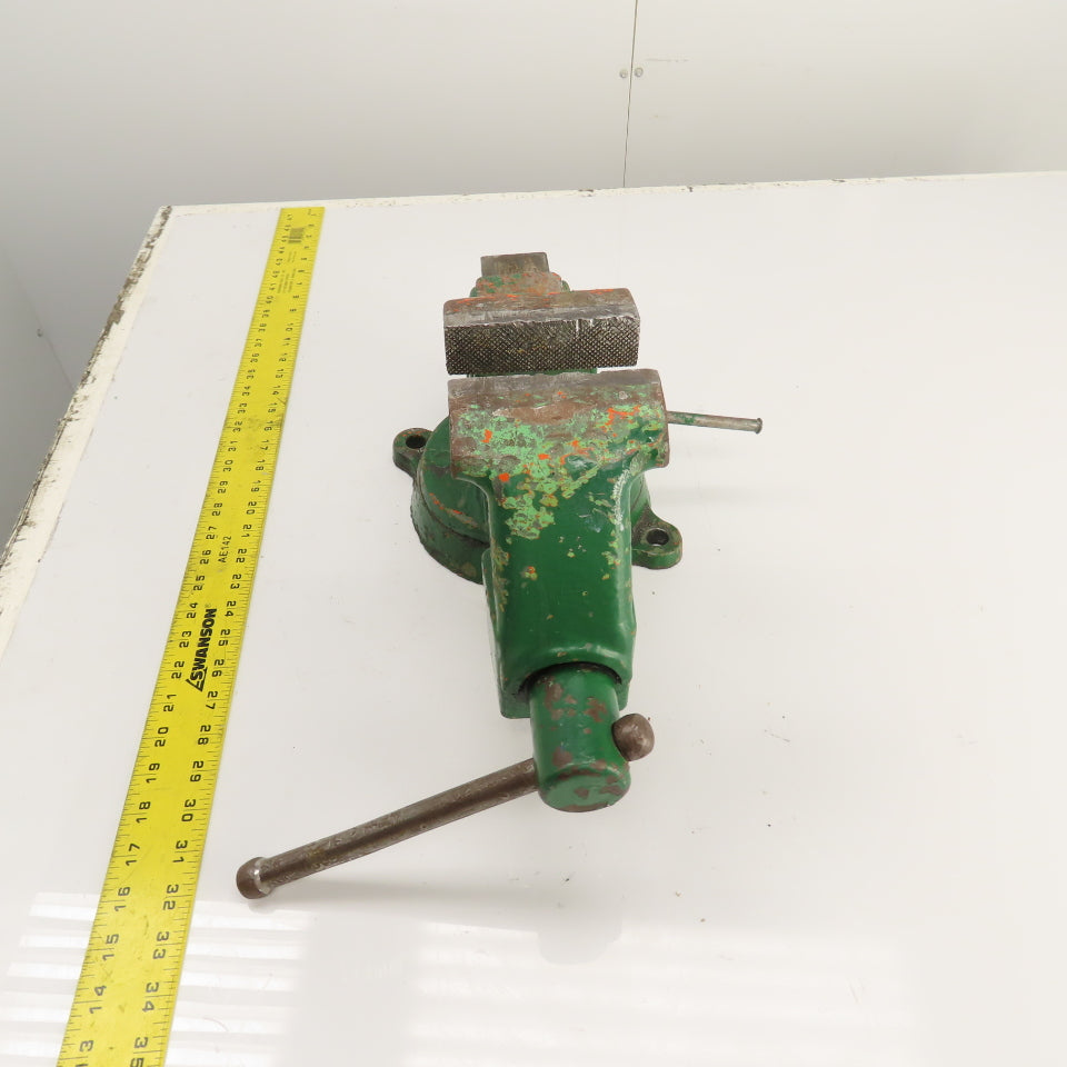 Columbian Machinist Swivel Base Bench Vise 4" Jaws 7-1/2" Open USA Made