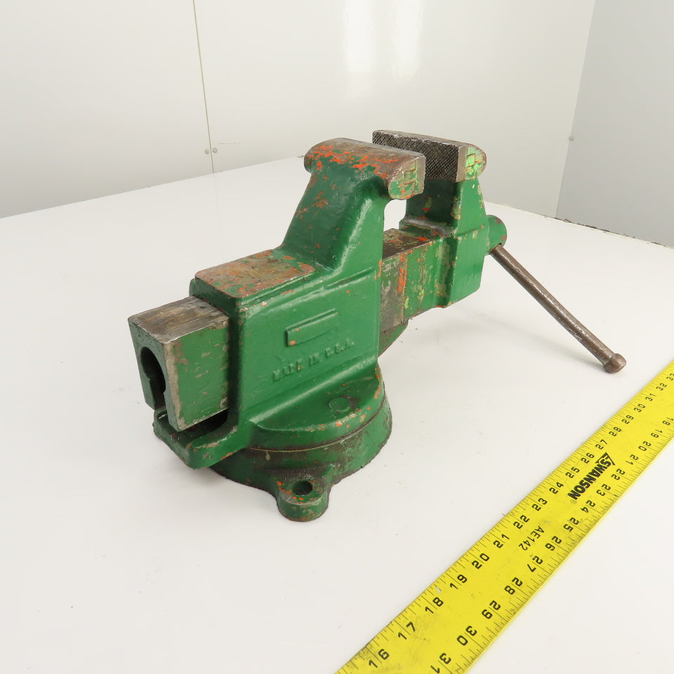 Columbian Machinist Swivel Base Bench Vise 4" Jaws 7-1/2" Open USA Made