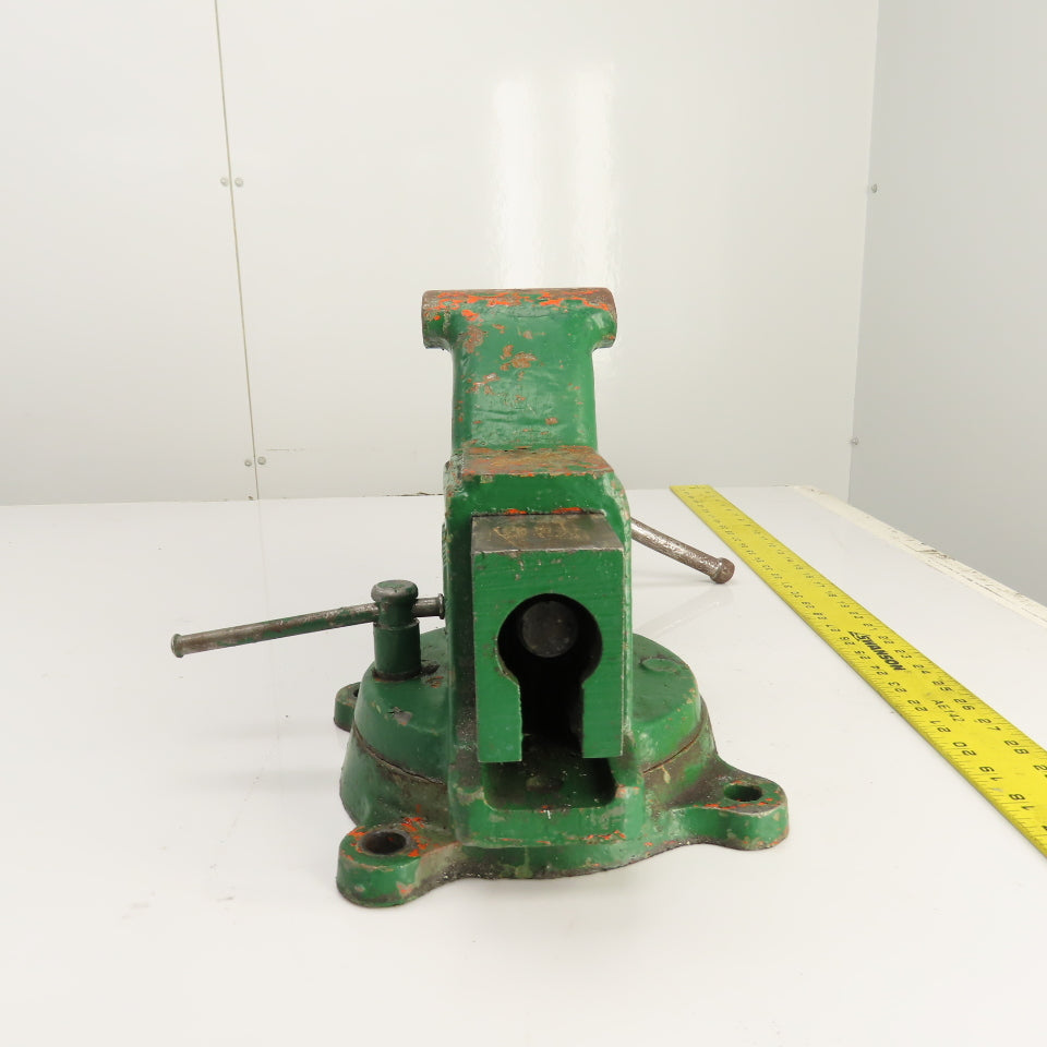 Columbian Machinist Swivel Base Bench Vise 4" Jaws 7-1/2" Open USA Made