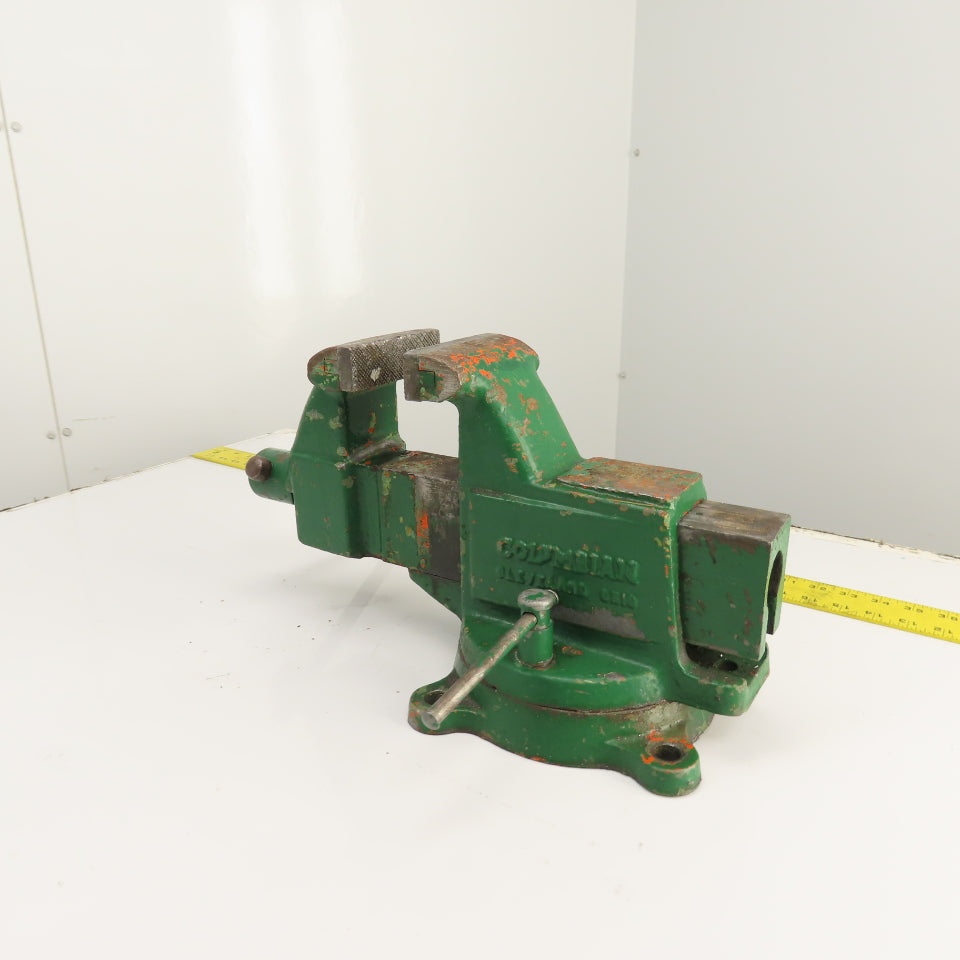 Columbian Machinist Swivel Base Bench Vise 4" Jaws 7-1/2" Open USA Made
