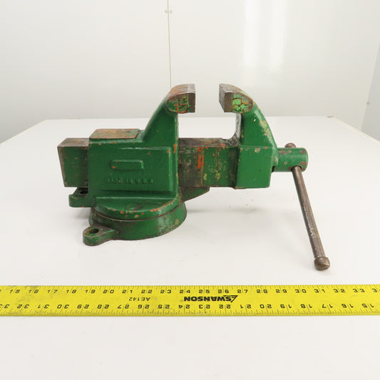 Columbian Machinist Swivel Base Bench Vise 4" Jaws 7-1/2" Open USA Made