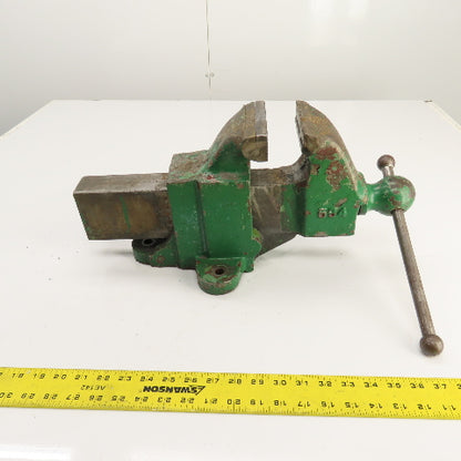 Rock Island 4-1/2" Jaws x 9" Open Heavy Duty Stationary Bench Vise USA Made