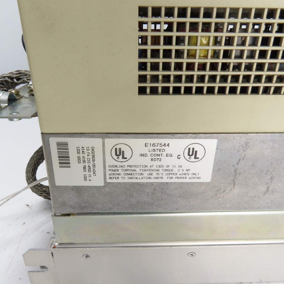 Keb 13.F4.C1E-4M00/1.4 5.5KW Combivert Frequency Converter Drive 3Ph 8.3KVA