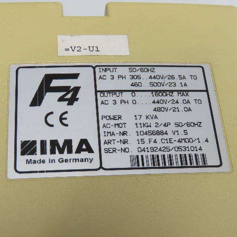 Keb 15.F4.C1E-4M00/1.4 11KW Combivert Inverter Drive 3Ph 17KVA