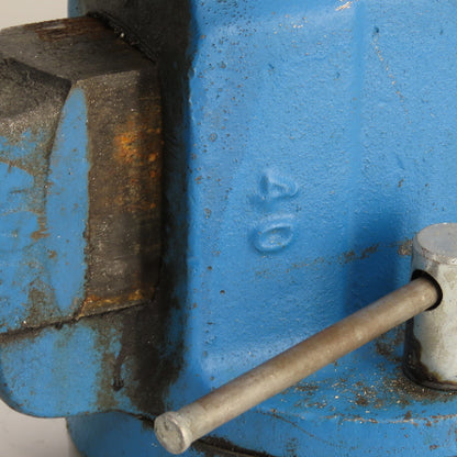 Morgan 4" Jaws x 8" Open Heavy Duty Swivel Base Bench Vise USA Made