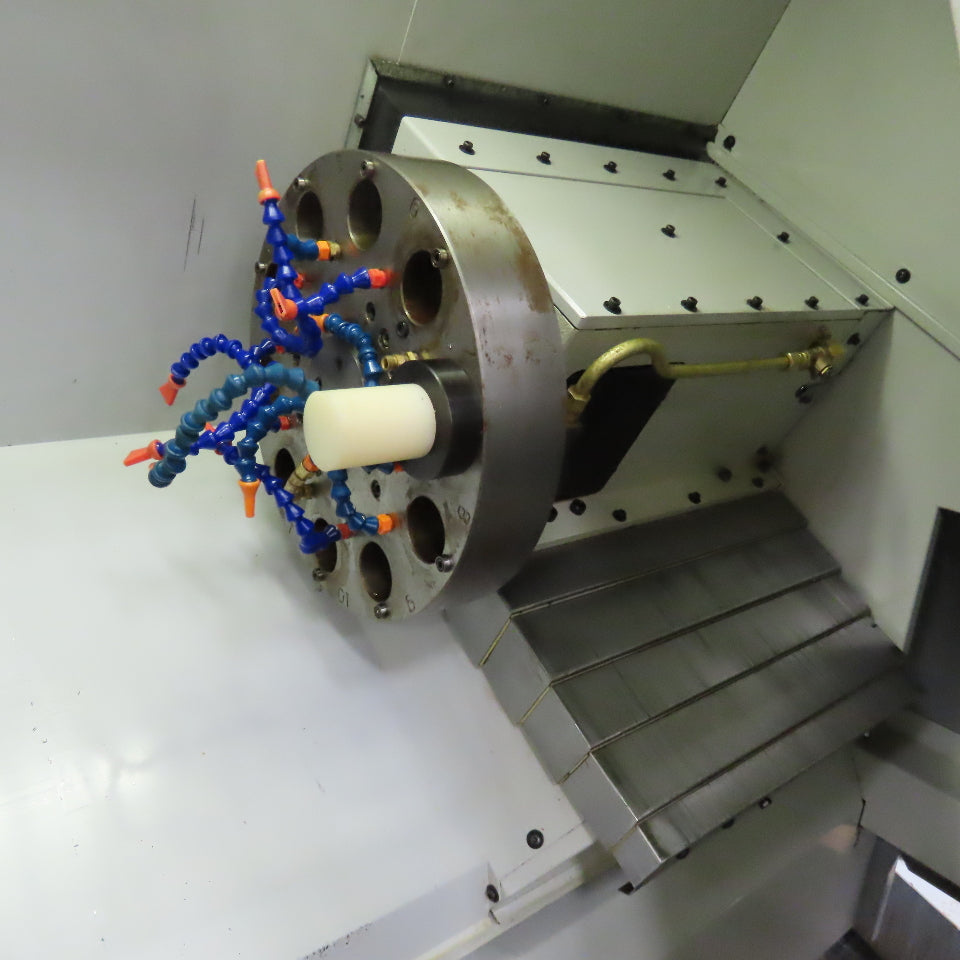 Haas HL-1 208/230V 3Ph CNC Lathe 10 Tool Turret Very Low Hours 416 Spindle Hours