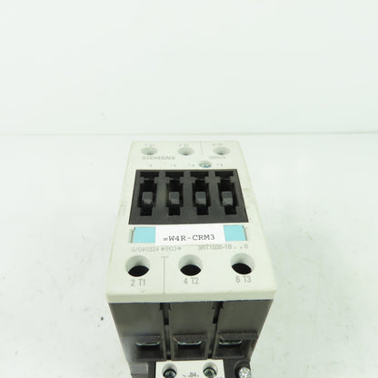 Siemens 3RT1035-1B..0 Sirius 40HP 3Ph 600VAC Contactor 24VDC Coil