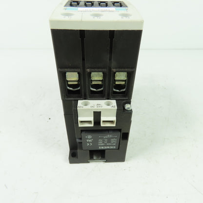 Siemens 3RT1035-1B..0 Sirius 40HP 3Ph 600VAC Contactor 24VDC Coil