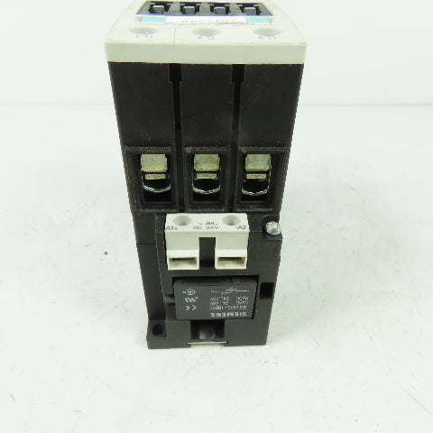 Siemens 3RT1035-1B..0 Sirius 40HP 3Ph 600VAC Contactor 24VDC Coil