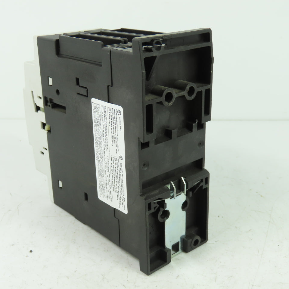 Siemens 3RV1031-4EA10 Sirius 30HP 3PH 600VAC Manual Motor Starter