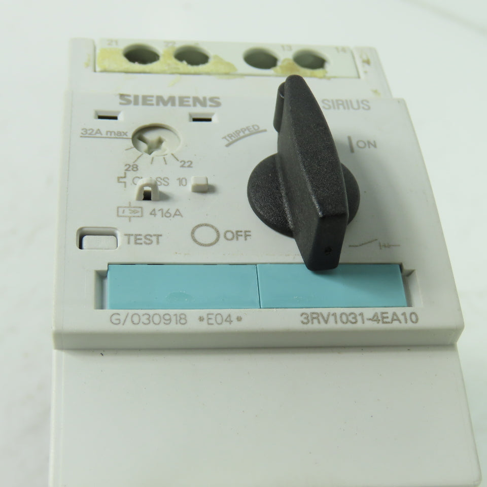 Siemens 3RV1031-4EA10 Sirius 30HP 3PH 600VAC Manual Motor Starter