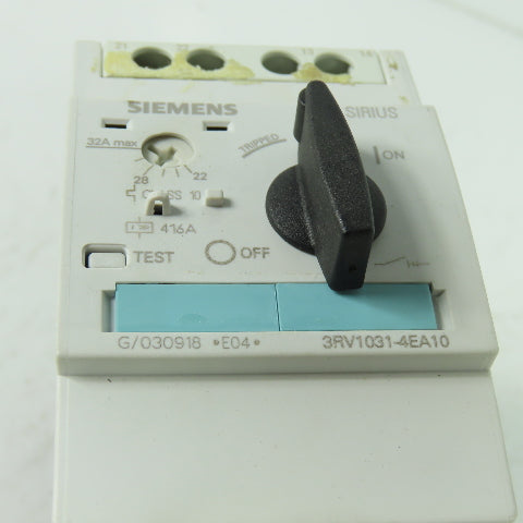 Siemens 3RV1031-4EA10 Sirius 30HP 3PH 600VAC Manual Motor Starter