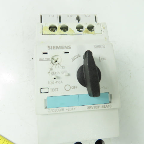 Siemens 3RV1031-4EA10 Sirius 30HP 3PH 600VAC Manual Motor Starter