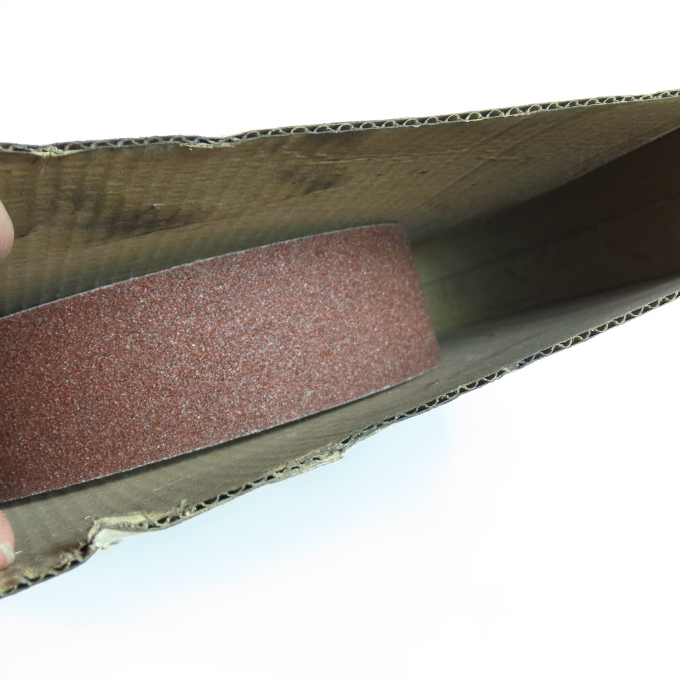 Superior Abrasives A009716 CCSR Sandpaper 1.5" Wide 80 Grit Lot/2 Partial Rolls
