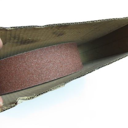 Superior Abrasives A009716 CCSR Sandpaper 1.5" Wide 80 Grit Lot/2 Partial Rolls