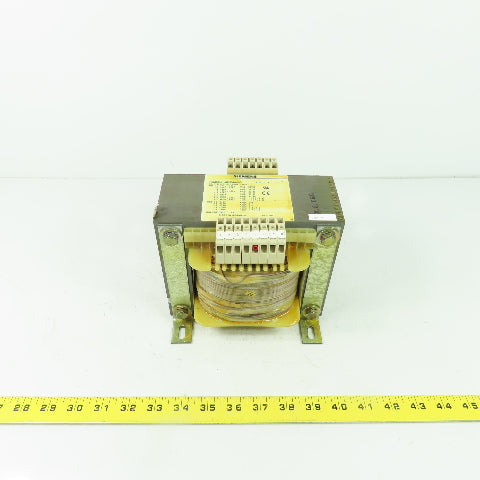 Siemens 4AM5941-8BE40-0C 7.35KVA Transformer 200/480/575V Pri 110/240V Sec