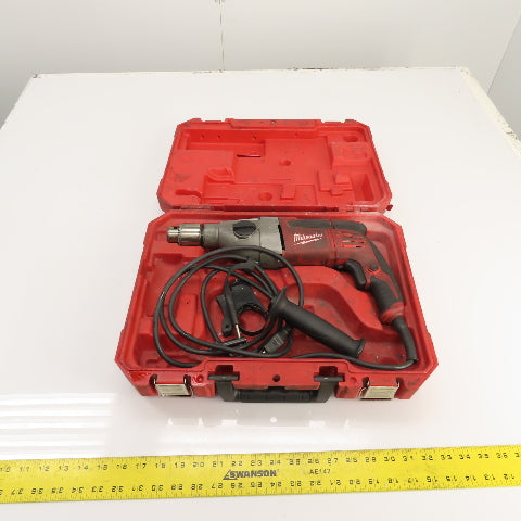 Milwaukee 5380-21 1/2" Corded Hammer Drill Kit 120V 1PH 0-1500/3500RPM W/ Case