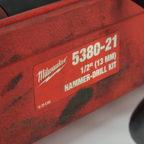 Milwaukee 5380-21 1/2" Corded Hammer Drill Kit 120V 1PH 0-1500/3500RPM W/ Case