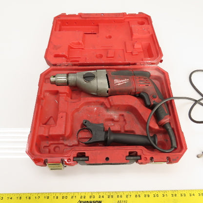Milwaukee 5380-21 1/2" Corded Hammer Drill Kit 120V 1PH 0-1500/3500RPM W/ Case