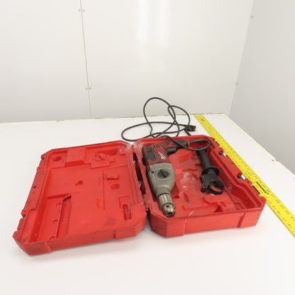 Milwaukee 5380-21 1/2" Corded Hammer Drill Kit 120V 1PH 0-1500/3500RPM W/ Case