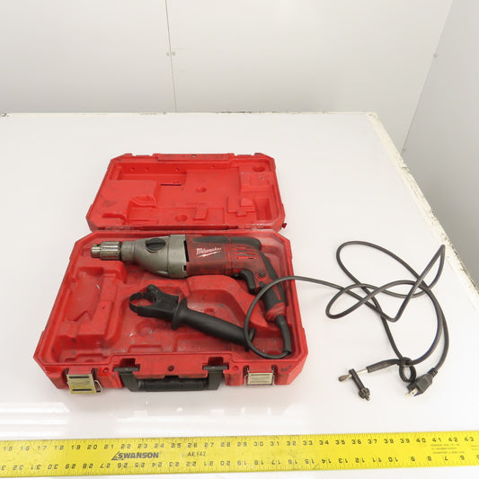 Milwaukee 5380-21 1/2" Corded Hammer Drill Kit 120V 1PH 0-1500/3500RPM W/ Case