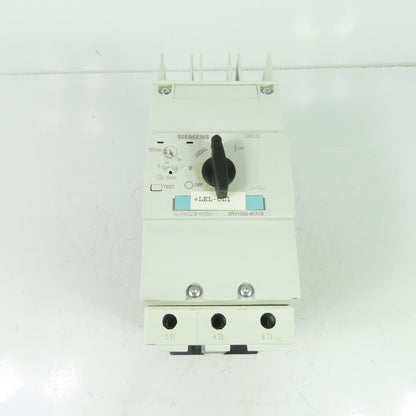 Siemens 3RV1042-4FA10 Motor Protection Circuit Breaker 600V 28-40A 3Ph 40HP