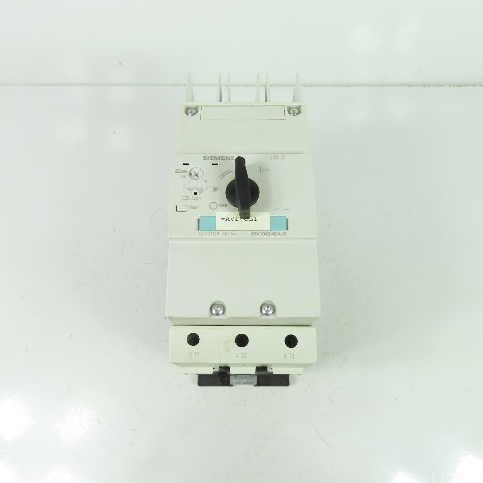 Siemens 3RV1042-4DA10 Motor Protection Circuit Breaker 600V 18-25A 3Ph 25HP