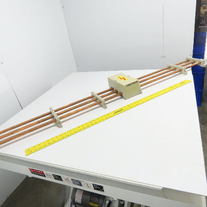Rittal 3-Copper Bus Bar Assembly 89" OAL SV 3000 Holders
