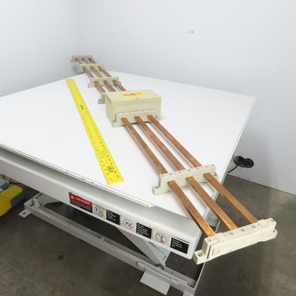 Rittal 3-Copper Bus Bar Assembly 89" OAL SV 3000 Holders